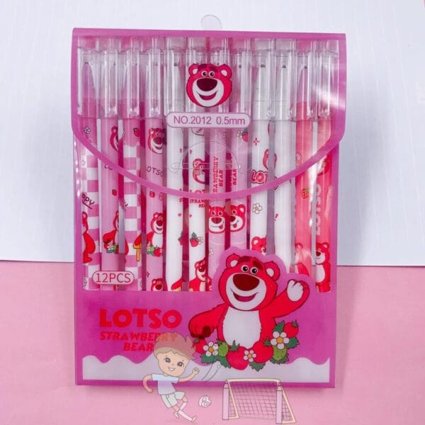 🌸 Caneta Apagável Estampada Ursinho Lotso 🌸 - Imagem 5