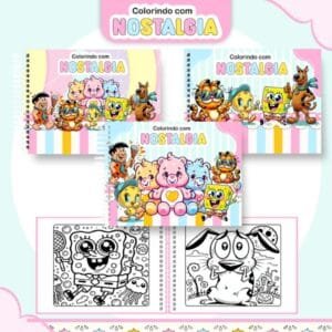 Livro de Colorir - Nostalgia