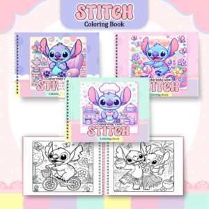 Livro de Colorir - Tema Stitch