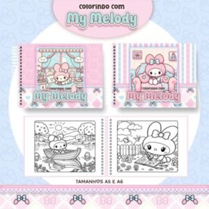 Livro de Colorir - Tema My Melody