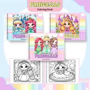 Livro de Colorir - Tema Princesas