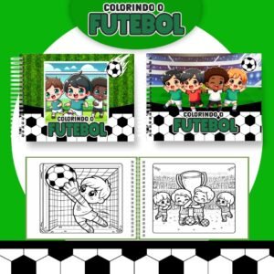 Livro de Colorir - Tema Futebol