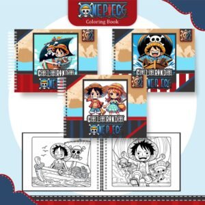 Livro de Colorir - Tema One Piece