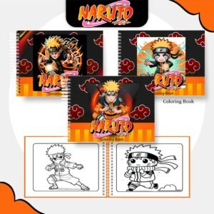 Livro de Colorir - Tema Naruto