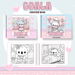 Livro de Colorir  - Tema Coala