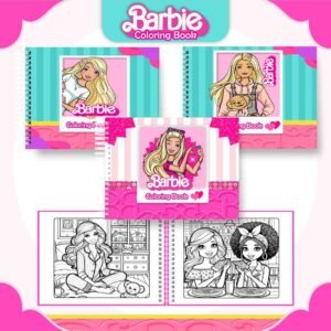 Livro de Colorir  - Tema Barbie