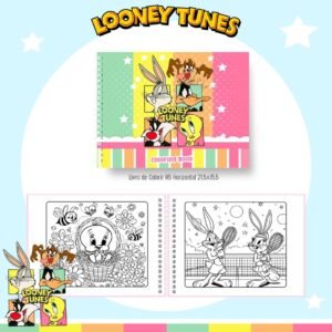 Livro de Colorir  - Tema Looney Tunes