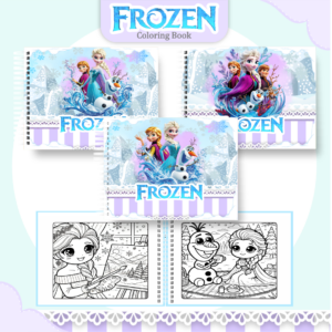 Livro de Colorir  - Tema Frozen