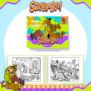 Livro de Colorir  - Tema Scooby-Doo