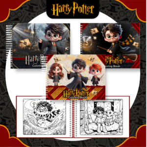 Livro de Colorir - Tema Harry Potter
