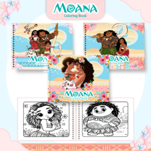 Livro de Colorir - Tema Moana