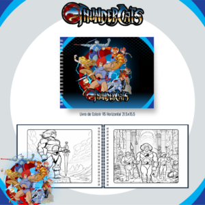 Livro de Colorir - Tema Thundercats – Nostalgia