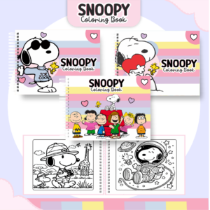 Livro de Colorir - Tema Snoopy