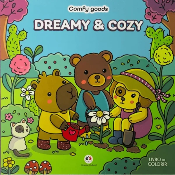 Dreamy & Cozy – Livro de Colorir ✨🧸