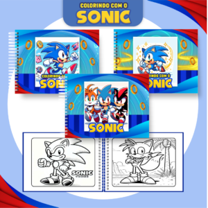 Livro de Colorir  - Sonic
