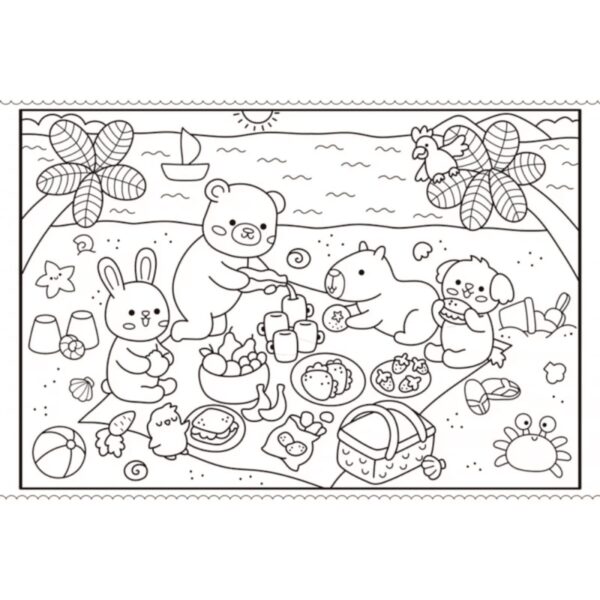 Comfy & Cozy – Meu LIVRÃO de Colorir 🧸🎨 - Imagem 3
