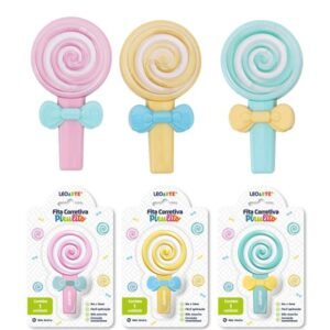 🍭 Fita Corretiva Pirulito – Verde, Amarelo e Rosa 🎨